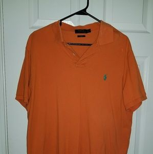 Men's Orange Polo. In Excellent condition.